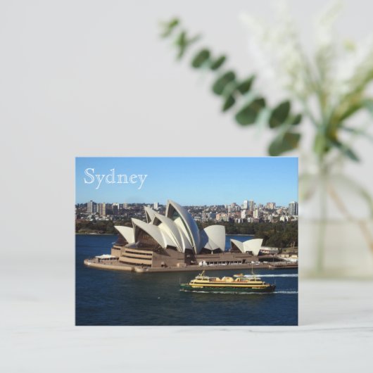 Carte Postale ferry de l'opéra de sydney (Debout devant)