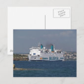 Carte Postale Ferry Isla De Botafoc (Devant / Derrière)