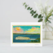 Carte Postale Ferry Kalakala, Puget Sound, Monts Olympiques (Debout devant)