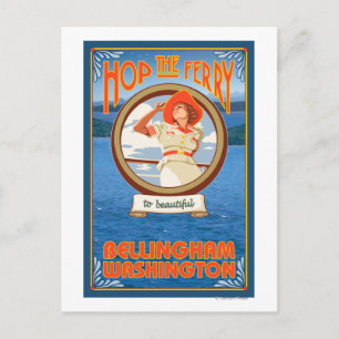 Carte Postale Ferry pour femme - Bellingham, Washington