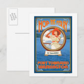 Carte Postale Ferry pour femme - Port Townsend Washington (Devant / Derrière)