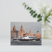 Carte Postale Ferry, traversez le Mersey ! (Debout devant)