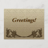 Carte postale - Fers d'angle et Lin (Devant)