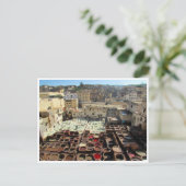 Carte Postale fes leather tannery (Debout devant)
