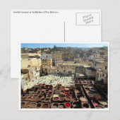 Carte Postale fes leather tannery (Devant / Derrière)