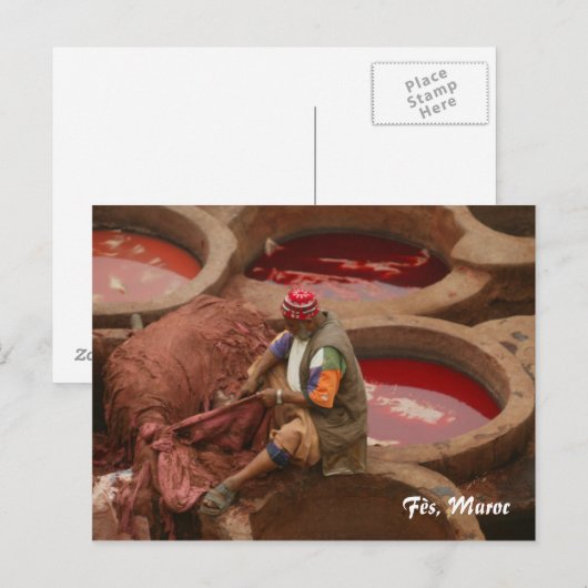 Carte Postale Fès, Maroc (Devant / Derrière)