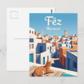 Carte Postale Fès Maroc (Devant / Derrière)