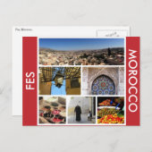 Carte Postale fes scènes (Devant / Derrière)