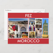 Carte Postale fes scènes maroc (Devant / Derrière)