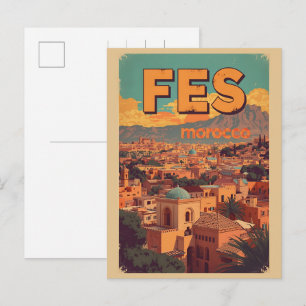 Carte Postale FES ville ancienne médina Maroc voyage