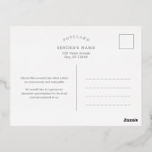 Carte postale Festif Frame FOIL Business Photo Hol (Verso)