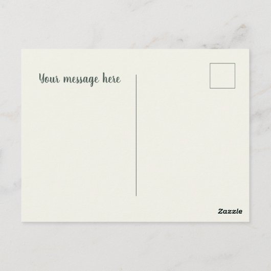 Carte Postale Festif Noël Angel ajouter un message (Dos)