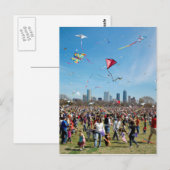 Carte Postale Festival 3 de cerf-volant de parc de Zilker - (Devant / Derrière)