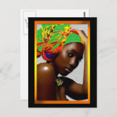 Carte Postale Festival africain (Devant / Derrière)