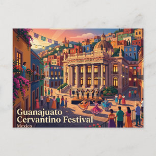 Carte Postale Festival Cervantino de Guanajuato Mexique