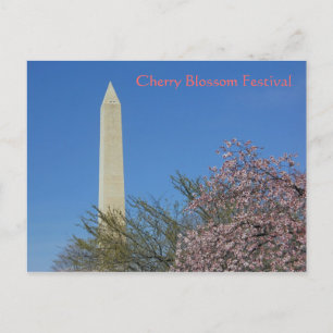 Carte Postale Festival Cherry Blossom du Monument de Washington