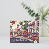 Carte Postale Festival Crop Over Barbade (Debout devant)
