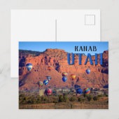 Carte Postale Festival de ballons de Kanab Utah (Devant / Derrière)