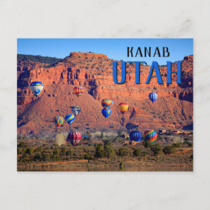 Carte Postale Festival de ballons de Kanab Utah