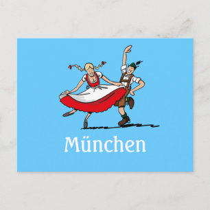 Carte postale FESTIVAL DE BIÈRE München Dancing Co