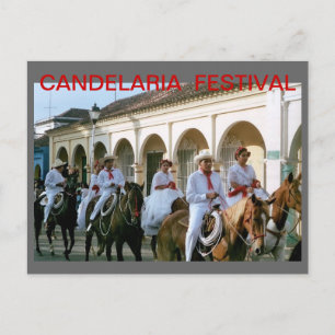 CARTE POSTALE FESTIVAL DE CANDELARIA