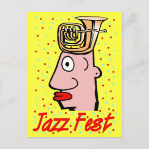 Carte Postale Festival de Jazz Tuba Head