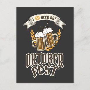 Carte Postale Festival de la bière Oktoberfest 