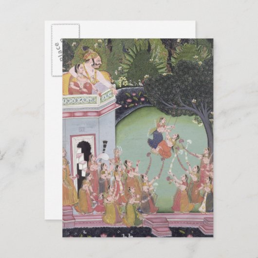 Carte Postale Festival de la neige (Devant / Derrière)