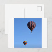 Carte Postale Festival de montgolfières de Syracuse New York (Devant / Derrière)