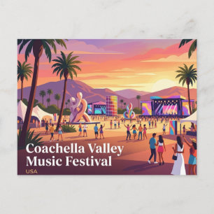 Carte Postale Festival de musique de Coachella Valley États-Unis