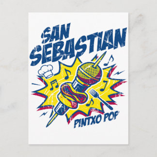 Carte Postale Festival de musique pop Pintxo de Saint-Sébastien