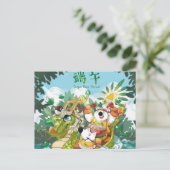 Carte Postale Festival des bateaux dragon (Debout devant)