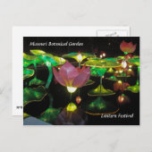 Carte Postale Festival des lanternes (Devant / Derrière)