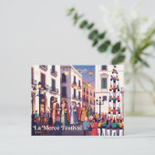 Carte Postale Festival La Mercè Barcelone Espagne (Debout devant)