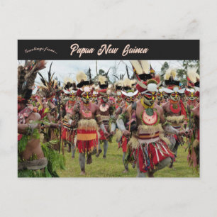 Carte Postale Festival Mt Hagen en Papouasie-Nouvelle-Guinée