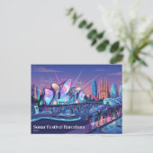 Carte Postale Festival Sonar Barcelone Espagne (Debout devant)