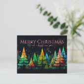 Carte Postale Festive and elegant Christmas Greeting Card (Debout devant)