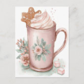 Carte Postale Festive and elegant Pastel Christmas Mug (Devant)