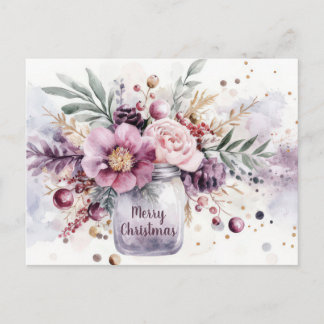 Carte Postale Festive Christmas Greeting Card