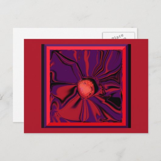 Carte postale Festive Fall Flower (Devant / Derrière)