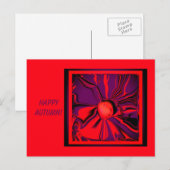 Carte postale Festive Fall Flower #2 (Devant / Derrière)