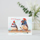 Carte postale Festive Finches (Debout devant)