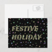 Carte postale Festive Holiday (Devant / Derrière)