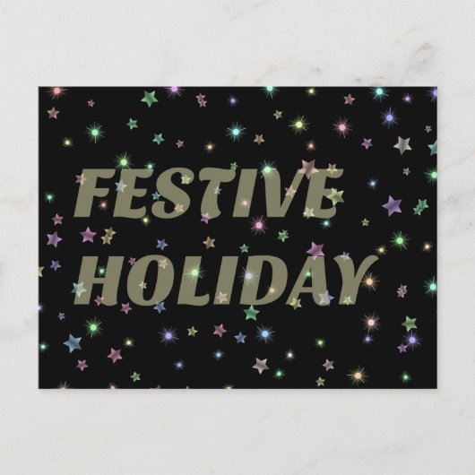 Carte postale Festive Holiday (Devant)