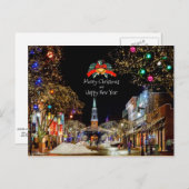 Carte Postale Festive Noël (Devant / Derrière)