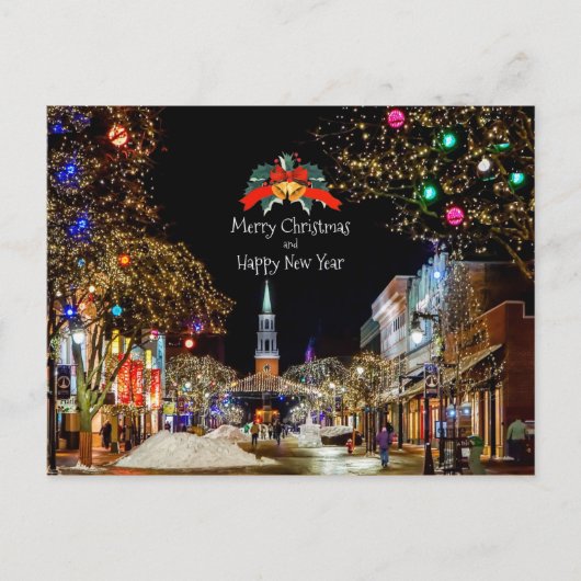 Carte Postale Festive Noël (Devant)