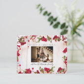 Carte Postale Festive Red Berry Noël Photo de Noël (Debout devant)