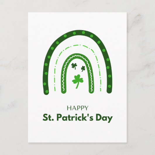 Carte Postale Festive St. Patrick's Day (Devant)