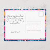 Carte Postale Festivist Diwali Salutations (Dos)