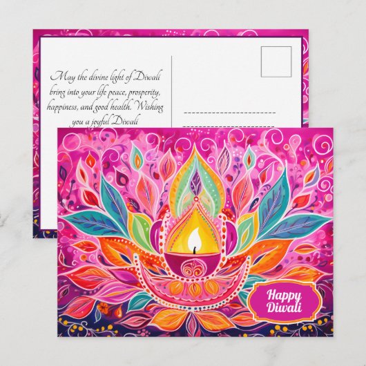 Carte Postale Festivités radieuses : Une fête de Dazecore (Devant / Derrière)